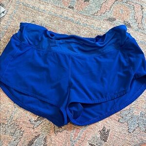 Lululemon Athletica Blue Athletic Shorts Quick-Drying